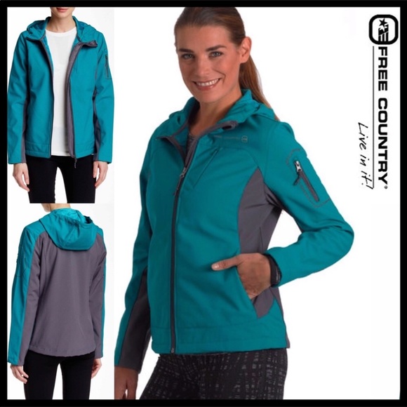 FREE COUNTRY SOFTSHELL JACKET - Picture 8 of 8